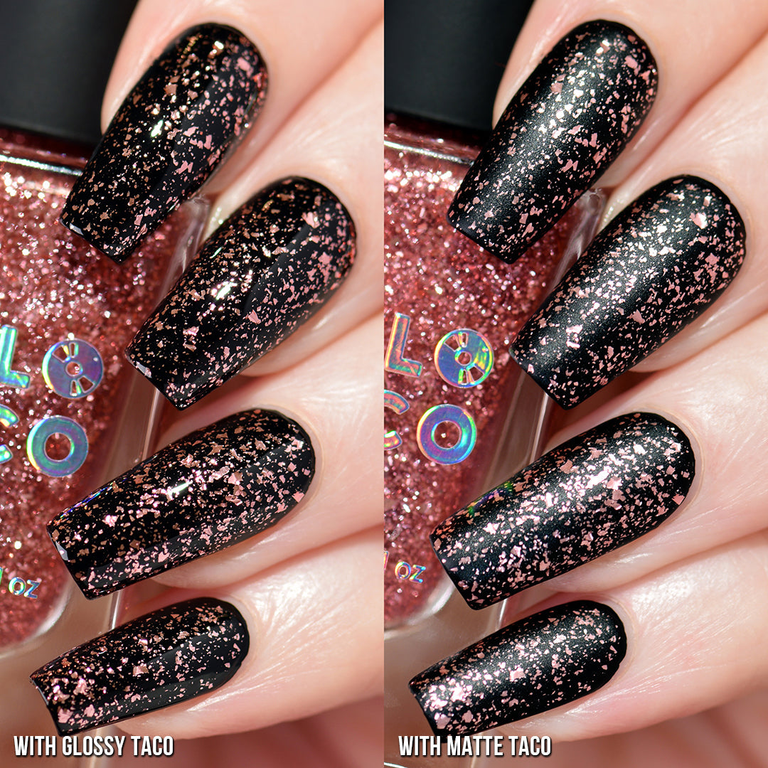 Rose Gold Flake Taco