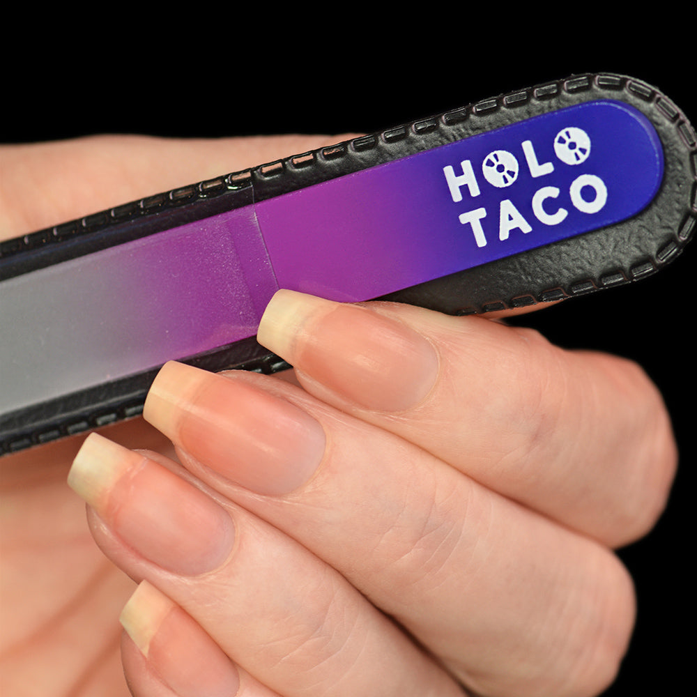 Glass Nail File - Purple/Pink